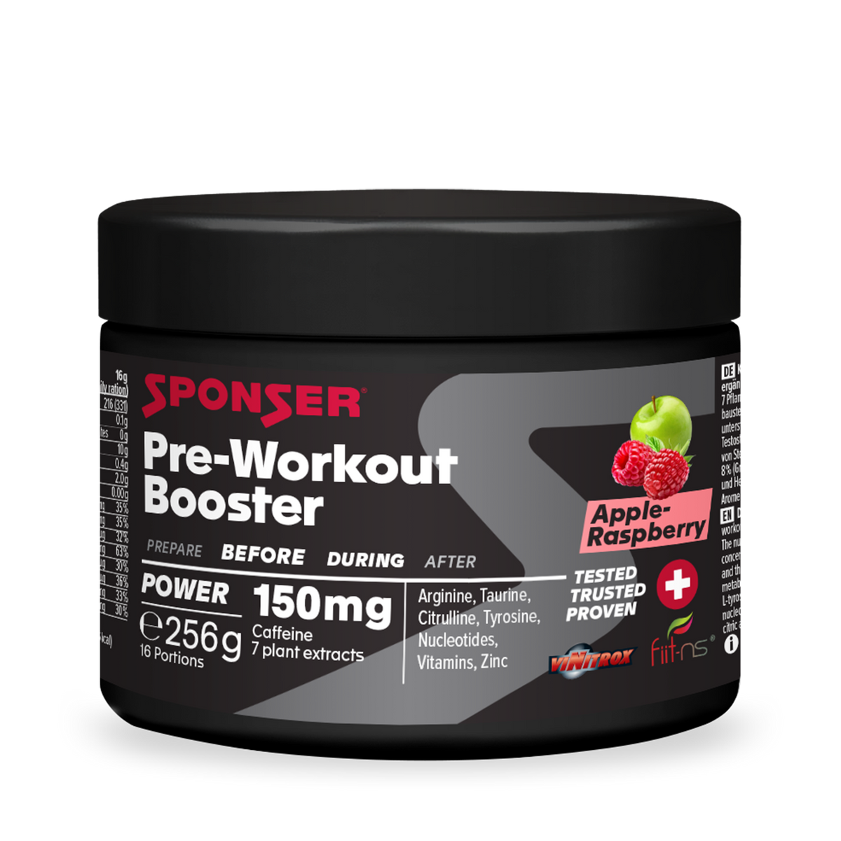 Pre-Workout Booster | Apple-Raspberry